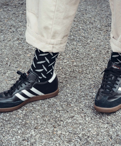 Subciety（サブサエティ）の「Steel socks（ソックス/靴下・メンズ・ブラック/ブラック×レッド/ホワイト・FREE）」の14枚目の写真