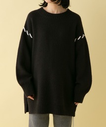 LEPSIM | 【産前・産後対応】マタニティ／5ゲージステッチチュニックワンピース　234828(マタニティウェア/グッズ)