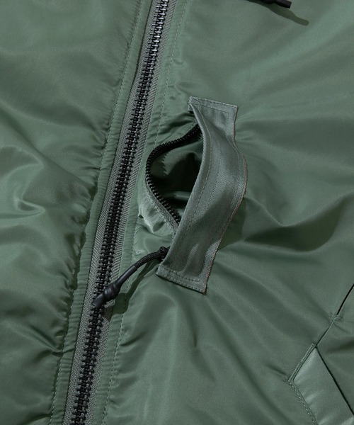 MANASTASH(マナスタッシュ)の「MANASTASH/マナスタッシュ EXTRA MILE MA-1(MA-1・メンズ・セージグリーン・MEDIUM/LARGE)」の3枚目の写真