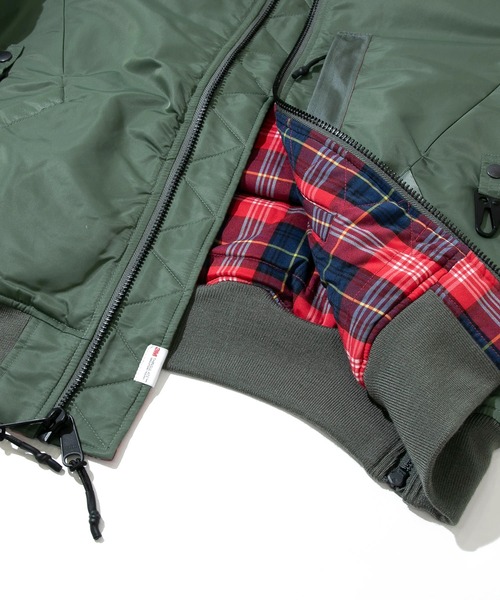 MANASTASH(マナスタッシュ)の「MANASTASH/マナスタッシュ EXTRA MILE MA-1(MA-1・メンズ・セージグリーン・MEDIUM/LARGE)」の8枚目の写真