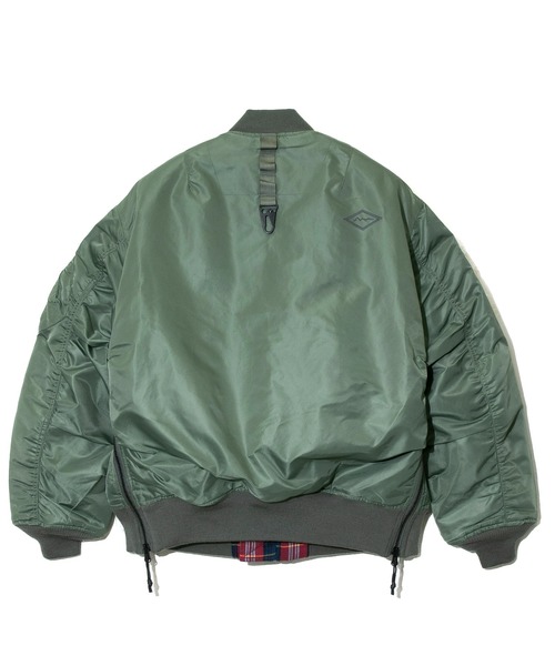 MANASTASH(マナスタッシュ)の「MANASTASH/マナスタッシュ EXTRA MILE MA-1(MA-1・メンズ・セージグリーン・MEDIUM/LARGE)」の11枚目の写真