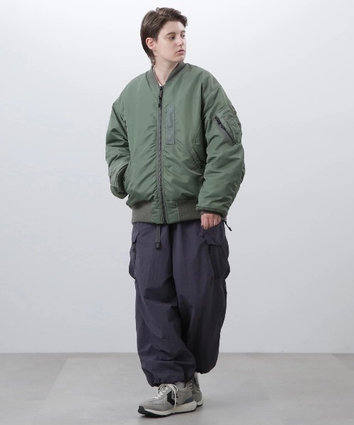 MANASTASH(マナスタッシュ)の「MANASTASH/マナスタッシュ EXTRA MILE MA-1(MA-1・メンズ・セージグリーン・MEDIUM/LARGE)」の17枚目の写真