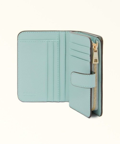 FURLA フルラ　カメリア　コンパクトウォレット　グリーン フルラ カメリア コンパクトウォレット S（財布）｜FURLA