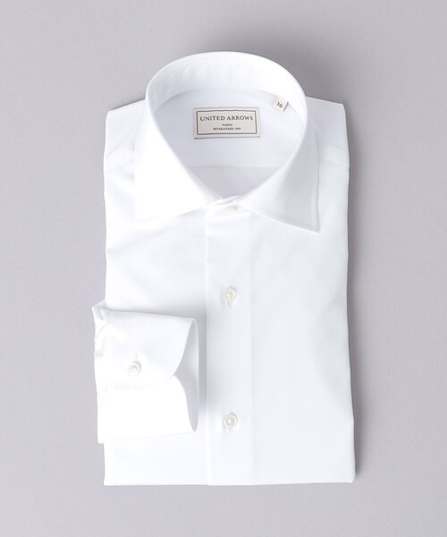 UNITED ARROWS(ユナイテッドアローズ)の「イージーケア AG ブロードセミワイド シャツ ―抗菌防臭―(ビジネスシャツ・メンズ・ライトブルー/ホワイト・42cm/41cm/43cm/40cm/39cm/38cm/37cm/36cm)」の2枚目の写真