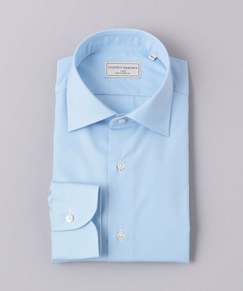 UNITED ARROWS(ユナイテッドアローズ)の「イージーケア AG ブロードセミワイド シャツ ―抗菌防臭―(ビジネスシャツ・メンズ・ライトブルー/ホワイト・42cm/41cm/43cm/40cm/39cm/38cm/37cm/36cm)」の1枚目の写真