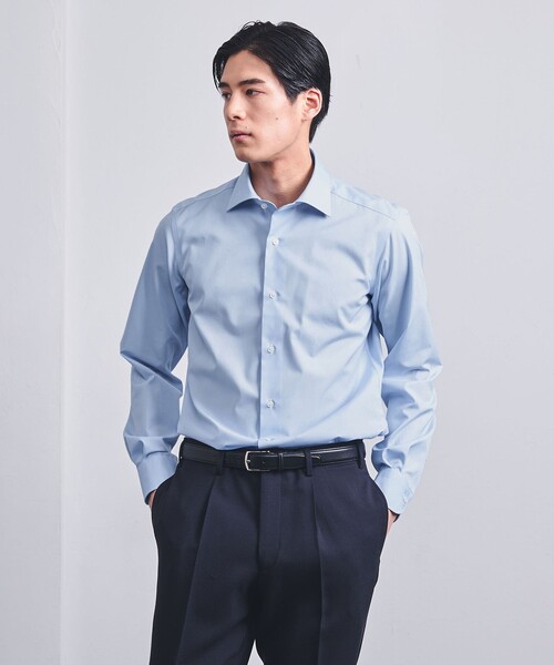 UNITED ARROWS(ユナイテッドアローズ)の「イージーケア AG ブロードセミワイド シャツ ―抗菌防臭―(ビジネスシャツ・メンズ・ライトブルー/ホワイト・42cm/41cm/43cm/40cm/39cm/38cm/37cm/36cm)」の6枚目の写真