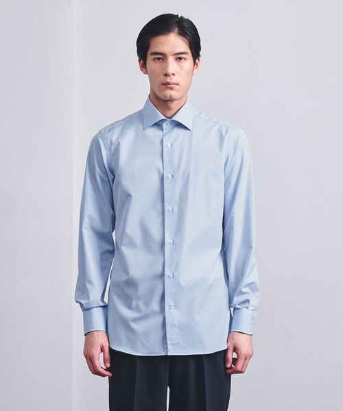 UNITED ARROWS(ユナイテッドアローズ)の「イージーケア AG ブロードセミワイド シャツ ―抗菌防臭―(ビジネスシャツ・メンズ・ライトブルー/ホワイト・42cm/41cm/43cm/40cm/39cm/38cm/37cm/36cm)」の7枚目の写真