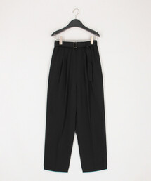 COMME CA（コムサ）の「【ブライトリーセットアップ】サテンストライプ ワイドパンツ（スラックス）」