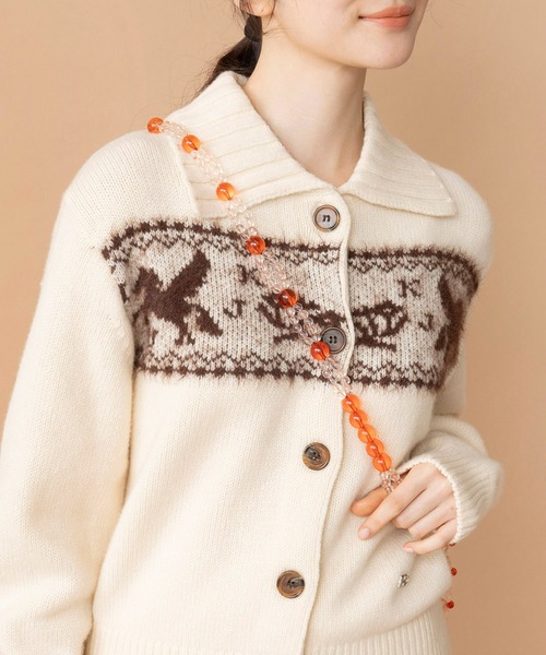 Casselini（キャセリーニ）の「Casselini(キャセリーニ)フラワーパーツビーズショルダー（ショルダーバッグ・レディース・ブラック/ピンク/クリア・FREE）」の21枚目の写真