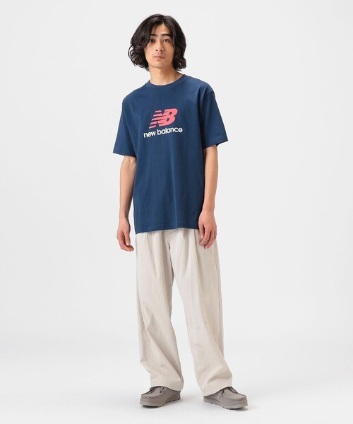 Tシャツ・カットソー New Balance IT578BK セール】【EXCLUSIVE】New Balance / ロゴTシャツ（Tシャツ