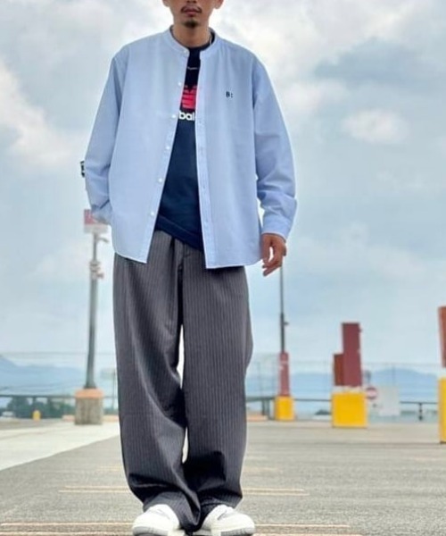 NEW BALANCE（ニューバランス）の「【EXCLUSIVE】New Balance / ロゴTシャツ（Tシャツ/カットソー・メンズ・グレー/ブラック/ネイビー・S/M/L/XL）」の20枚目の写真