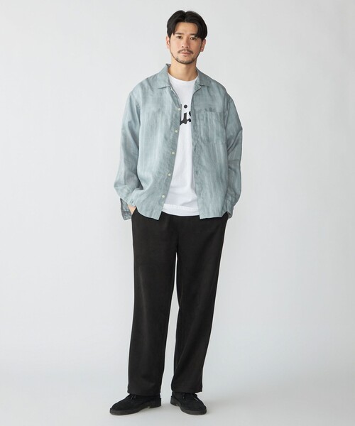 SHIPS(シップス)の「SHIPS: ラミー ドビー ウィークエンド ロングスリーブ シャツ(シャツ/ブラウス・メンズ・ライトブルー/ナチュラル/ネイビー・LARGE/MEDIUM/SMALL/X-LARGE)」の5枚目の写真