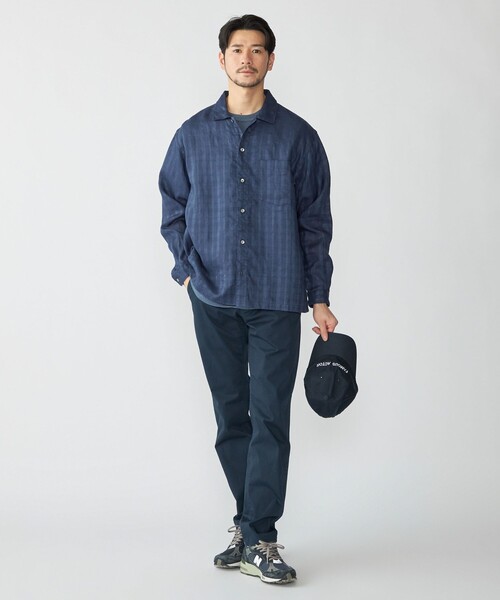 SHIPS(シップス)の「SHIPS: ラミー ドビー ウィークエンド ロングスリーブ シャツ(シャツ/ブラウス・メンズ・ライトブルー/ナチュラル/ネイビー・LARGE/MEDIUM/SMALL/X-LARGE)」の6枚目の写真