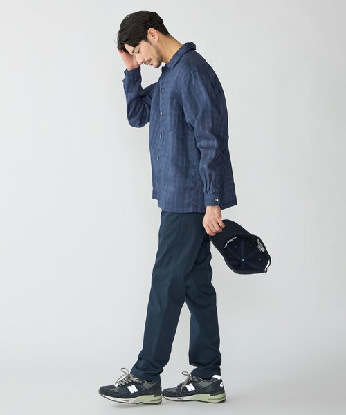 SHIPS(シップス)の「SHIPS: ラミー ドビー ウィークエンド ロングスリーブ シャツ(シャツ/ブラウス・メンズ・ライトブルー/ナチュラル/ネイビー・LARGE/MEDIUM/SMALL/X-LARGE)」の7枚目の写真