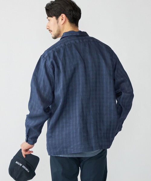 SHIPS(シップス)の「SHIPS: ラミー ドビー ウィークエンド ロングスリーブ シャツ(シャツ/ブラウス・メンズ・ライトブルー/ナチュラル/ネイビー・LARGE/MEDIUM/SMALL/X-LARGE)」の12枚目の写真