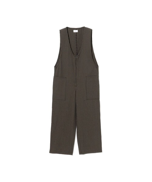 こども ビームス（コドモビームス）の「ARCH&LINE / オーガニック シアサッカー サロペット 2025（115～145cm）（サロペット/オーバーオール・キッズ・ブラウン/ベージュ・L(125-135)/M(115-125)/XL(135-145)）」の10枚目の写真