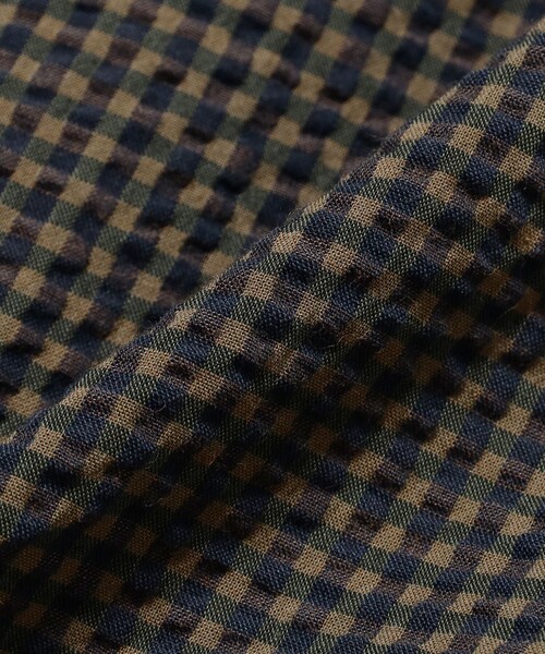 こども ビームス（コドモビームス）の「ARCH&LINE / オーガニック シアサッカー サロペット 2025（115～145cm）（サロペット/オーバーオール・キッズ・ブラウン/ベージュ・L(125-135)/M(115-125)/XL(135-145)）」の12枚目の写真