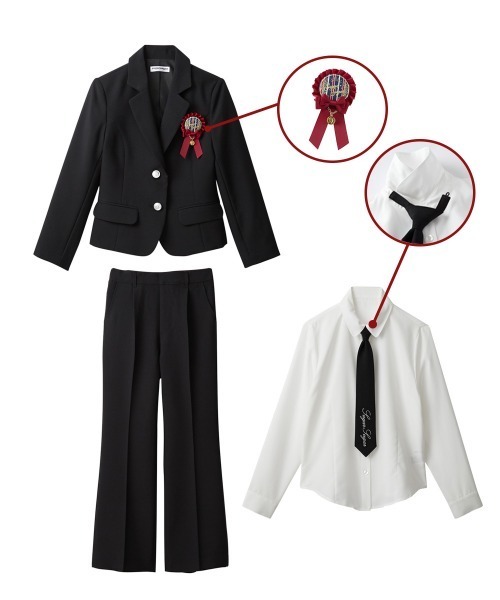 フォーマルスーツ4点セット (140～165cm)（スーツセット）｜QUNTSTYLE