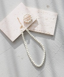 GLOBAL WORK | パールネックレス&ブローチ/250180(ネックレス)