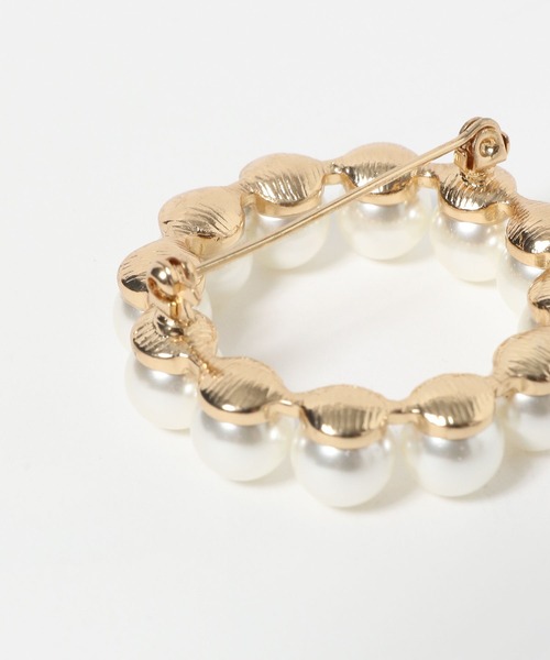 ブローチ　ゴールド　パール　ネックレス　セット　2点 339set-mm.jpg
