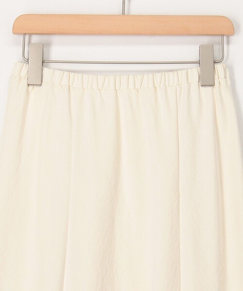 MICO COULIER（ミコクリエ）の「バイアスハギギャザースカート（スカート・レディース・ライトグリーン/キナリ・36/38）」の9枚目の写真