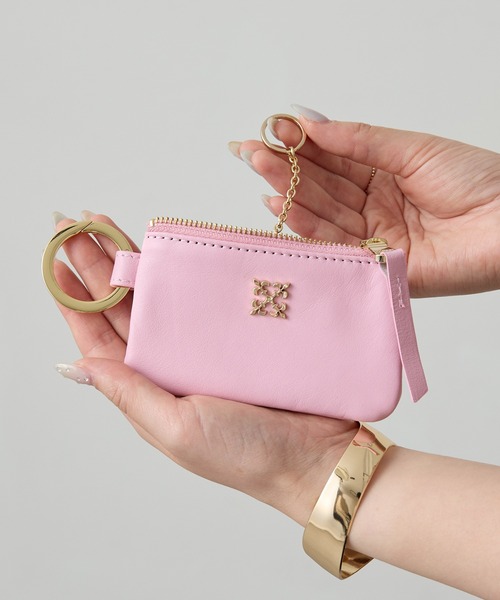 未使用　russet　ラシット　カラビナ付き ソフト　レザー　マルチケース カラビナ付き ソフトレザーマルチケース(Z-211)（その他小物