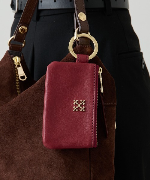 未使用　russet　ラシット　カラビナ付き ソフト　レザー　マルチケース カラビナ付き ソフトレザーマルチケース(Z-211)（その他小物