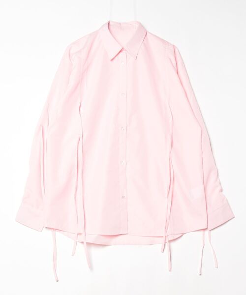セール】ブロードリボンオーバーサイズシャツ（シャツ/ブラウス）｜Per