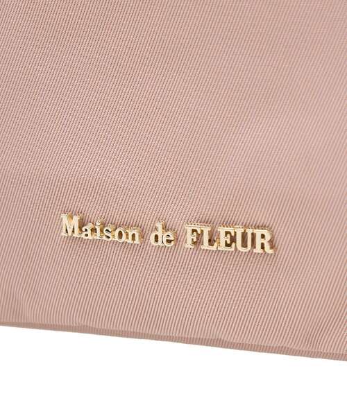 Maison de FLEUR（メゾンドフルール）の「撥水加工2Wayトートリュック（バックパック/リュック・レディース・ピンク/ブラック・FREE）」の11枚目の写真