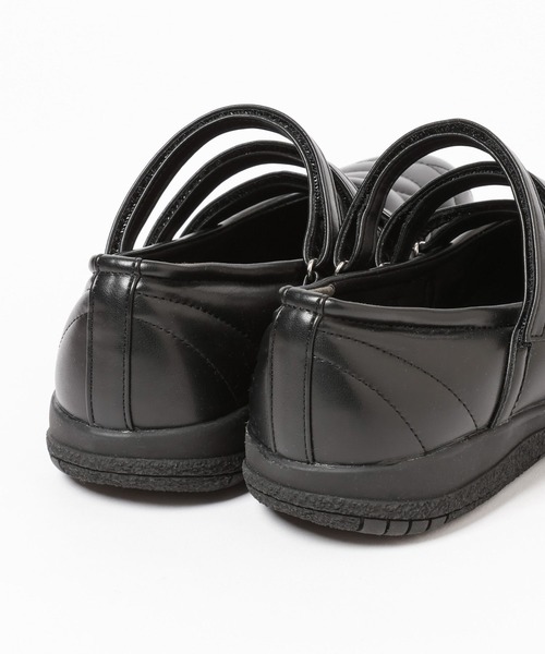 niko and...（ニコアンド）の「オリジナルステッチスニーカーパンプス（パンプス・レディース・ブラック/アイボリー/ピンク・MEDIUM/LARGE）」の6枚目の写真