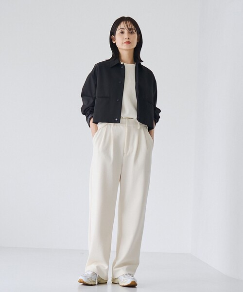 RONEL（ロネル）の「【VERYコラボ】クロップドジャケット（テーラードジャケット・レディース・ブラック/ネイビー/ダークグレー・M/S/L）」の8枚目の写真