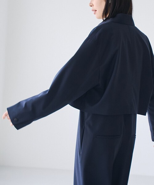 RONEL（ロネル）の「【VERYコラボ】クロップドジャケット（テーラードジャケット・レディース・ブラック/ネイビー/ダークグレー・M/S/L）」の18枚目の写真