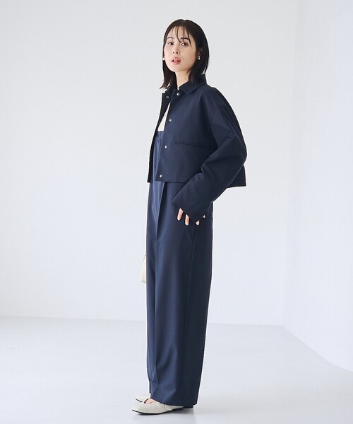 RONEL（ロネル）の「【VERYコラボ】クロップドジャケット（テーラードジャケット・レディース・ブラック/ネイビー/ダークグレー・M/S/L）」の19枚目の写真