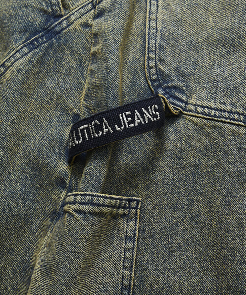 NAUTICA（ノーティカ）の「NAUTICA JEANS CO./ノーティカジーンズ Double Waist Distressed Baggy Curve Denim/ダブルウエスト ディストレスド バギー カーブデニム（デニムパンツ・メンズ・ブルー/ネイビー/ブラック・SMALL/MEDIUM/LARGE）」の14枚目の写真