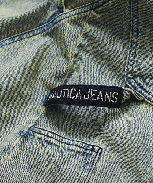 NAUTICA（ノーティカ）の「NAUTICA JEANS CO./ノーティカジーンズ Double Waist Distressed Baggy Curve Denim/ダブルウエスト ディストレスド バギー カーブデニム（デニムパンツ・メンズ・ブルー/ネイビー/ブラック・SMALL/MEDIUM/LARGE）」の18枚目の写真