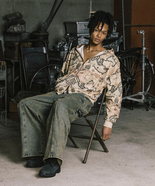 NAUTICA（ノーティカ）の「NAUTICA JEANS CO./ノーティカジーンズ Double Waist Distressed Baggy Curve Denim/ダブルウエスト ディストレスド バギー カーブデニム（デニムパンツ・メンズ・ブルー/ネイビー/ブラック・SMALL/MEDIUM/LARGE）」の21枚目の写真