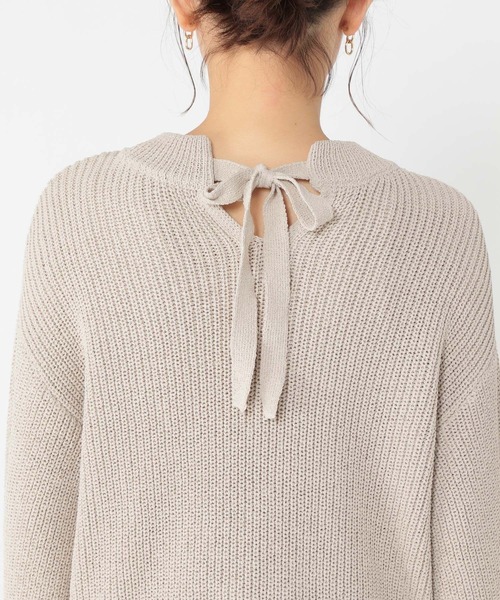studio CLIP（スタディオクリップ）の「畦プルオーバー×レースチュニックセット（ニット/セーター・レディース・ライトグレー/ライトグリーン・FREE）」の19枚目の写真