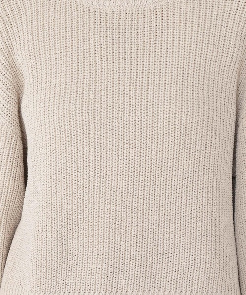 studio CLIP（スタディオクリップ）の「畦プルオーバー×レースチュニックセット（ニット/セーター・レディース・ライトグレー/ライトグリーン・FREE）」の20枚目の写真