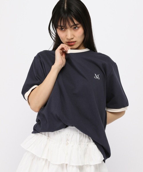 TODAYFUL コンパクトリンガーTシャツ　グレー セール】【UNISEX】MUCENT／リンガーT（Tシャツ/カットソー