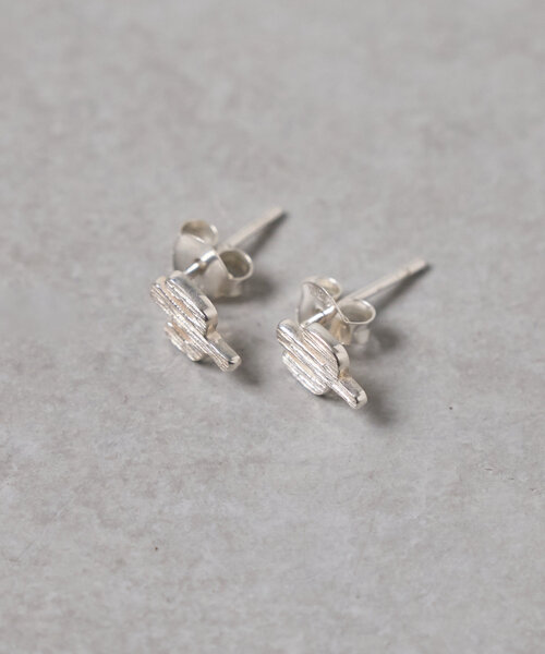 BEARDSLEY（ビアズリー）の「サボテンピアス（ピアス（両耳用）・レディース・シルバー・FREE）」の2枚目の写真