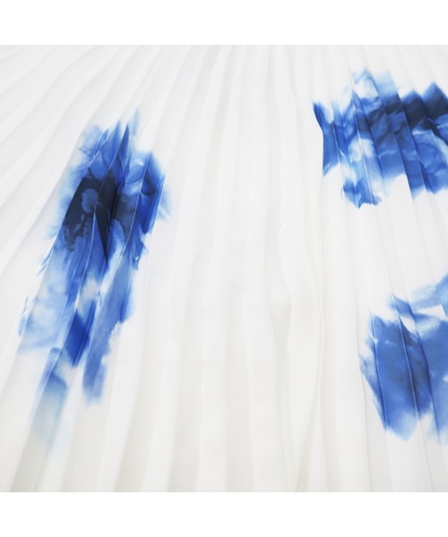 LOVE POMME POMME（ラブポムポム）の「Flower Print Pleats Skirt（スカート・レディース・ブルー・FREE）」の7枚目の写真