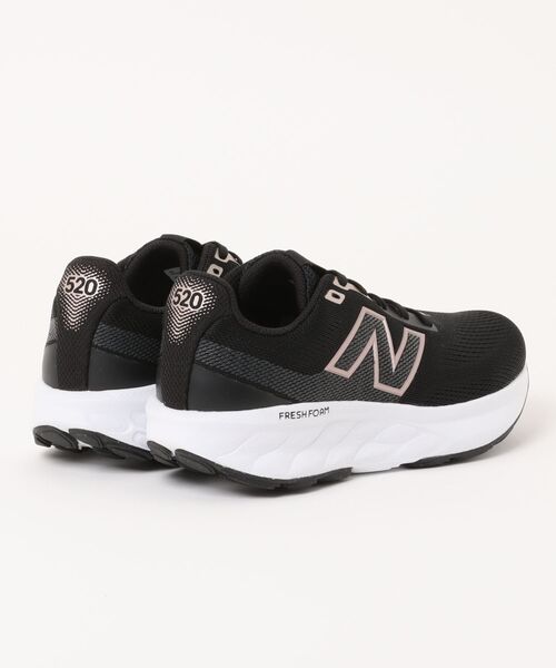 NEW BALANCE(ニューバランス)の「【New Balance/ニューバランス】NB W520LK9 D フレッシュフォーム(スニーカー・レディース・ブラック×ホワイト・25.0cm/24.0cm/23.0cm/22.5cm/23.5cm/24.5cm/25.5cm)」の2枚目の写真