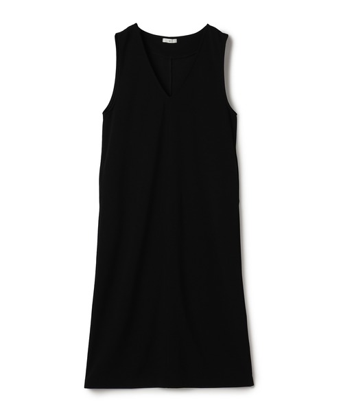 CROSS FUNCTION（クロスファンクション）の「《シワになりにくい》サマ美え ジョーゼット深Vネックジャンスカ【CF/クロスファンクション】（ジャンパースカート・レディース・ネイビー/ブラック・L/M/LL）」の21枚目の写真