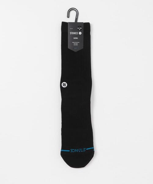STANCE(スタンス)の「STANCE SOCKS ICON +(ソックス/靴下・メンズ・ブラック/ホワイト/ホワイト系その他・LARGE)」の5枚目の写真