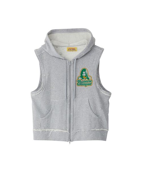 HYSTERIC GLAMOUR（ヒステリックグラマー）の「GIRLS TAKE OVER ベスト（ベスト・レディース・トップグレー/ブラック/ホワイト・FREE）」の3枚目の写真
