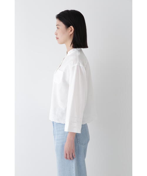 ヒューマンウーマン　ブラウス　シャツ　レース　美品 セール】◇ヴィンテージ風レースブラウス（シャツ/ブラウス