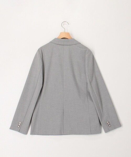 NOLLEY'S LIGHT(ノーリーズライト)の「2wayポプリンテーラードWジャケット(テーラードジャケット・レディース・ネイビー/グレー・36/38)」の15枚目の写真