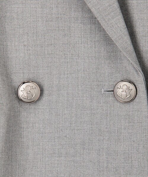 NOLLEY'S LIGHT(ノーリーズライト)の「2wayポプリンテーラードWジャケット(テーラードジャケット・レディース・ネイビー/グレー・36/38)」の17枚目の写真