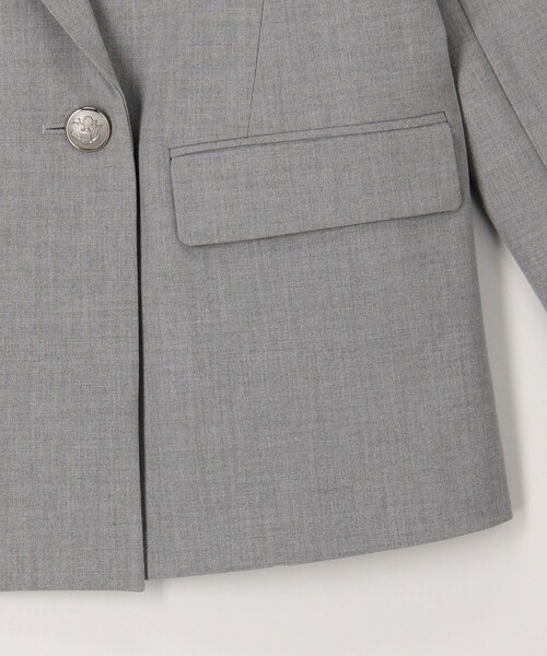 NOLLEY'S LIGHT(ノーリーズライト)の「2wayポプリンテーラードWジャケット(テーラードジャケット・レディース・ネイビー/グレー・36/38)」の18枚目の写真