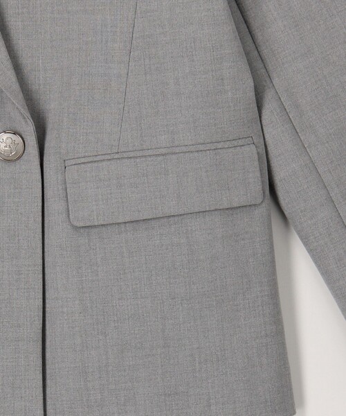 NOLLEY'S LIGHT(ノーリーズライト)の「2wayポプリンテーラードWジャケット(テーラードジャケット・レディース・ネイビー/グレー・36/38)」の20枚目の写真